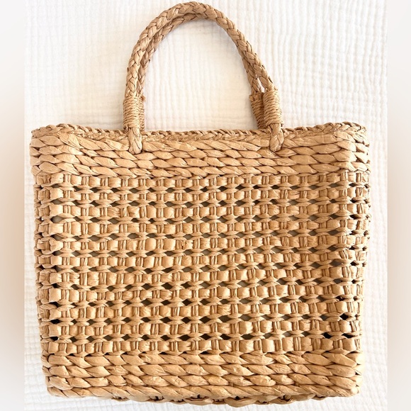 Hat Attack Selena Straw Tote - NWT - Picture 6 of 10